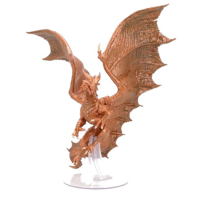 WizKids D&D Icons of the Realms Adult Copper Dragon Figure